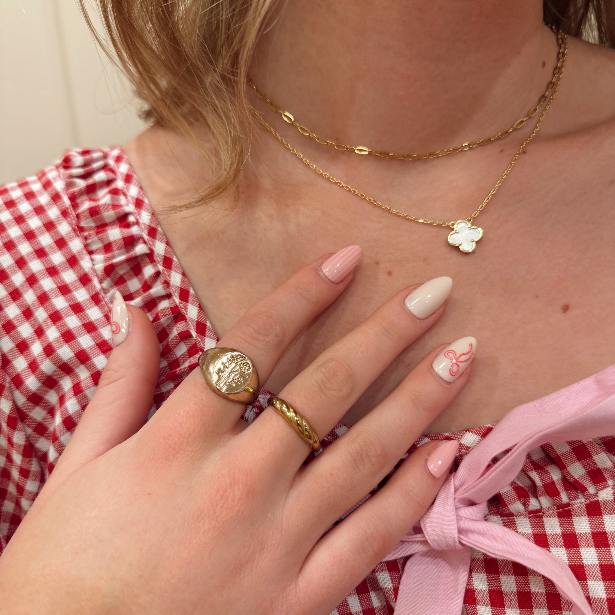 Tea Party Nightie Nails