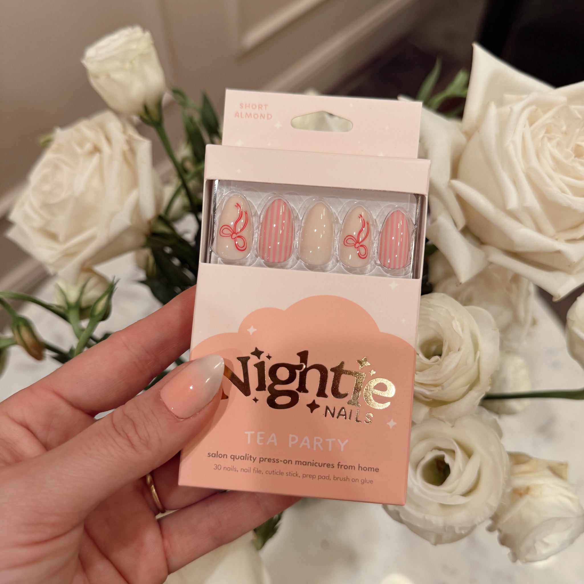 Tea Party Nightie Nails