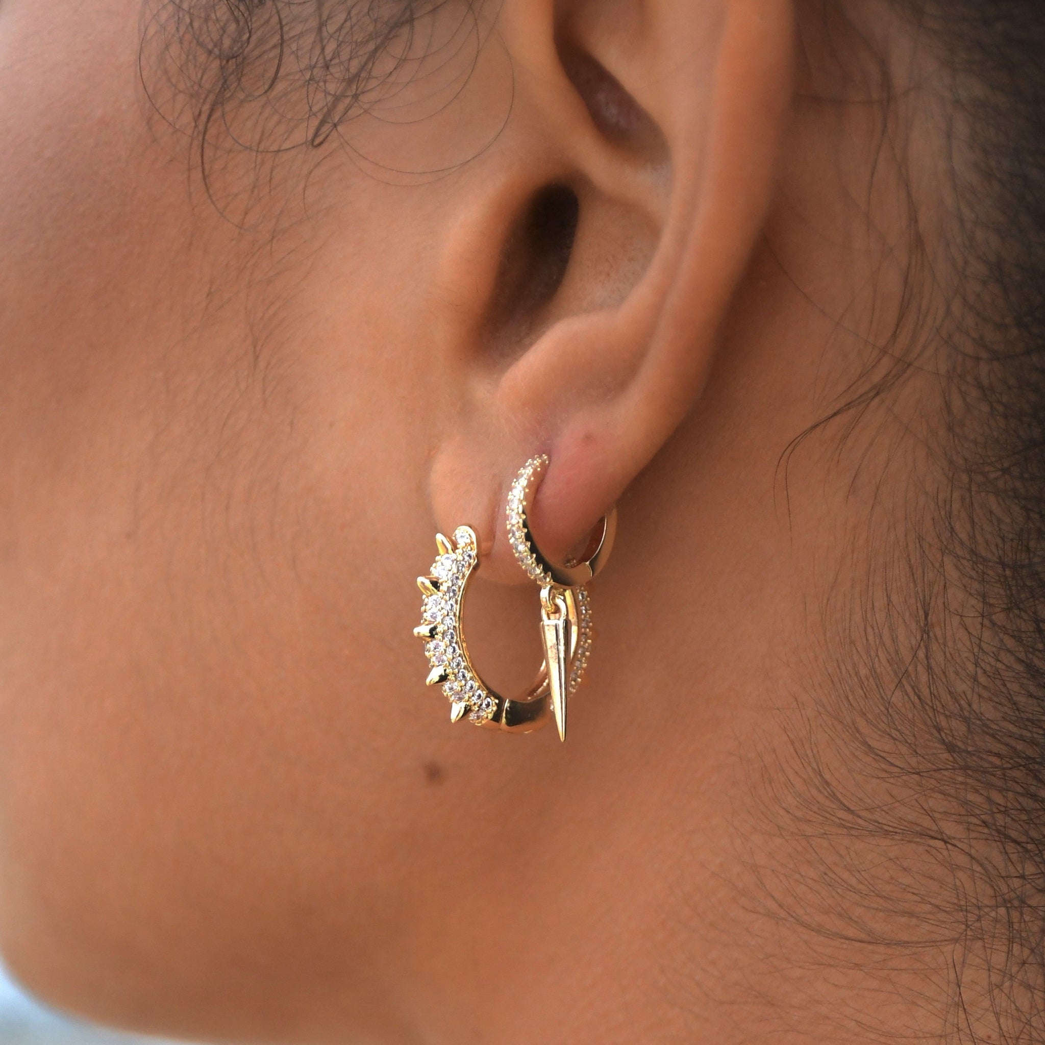 Miss Spike Earring Set Full Set (Both Pairs of Earrings) Earrings Views & Co
