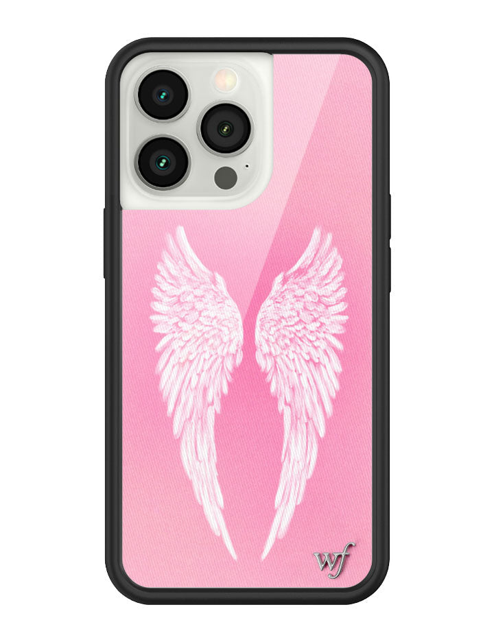 Angel Baby Pink iPhone Case by Wildflower