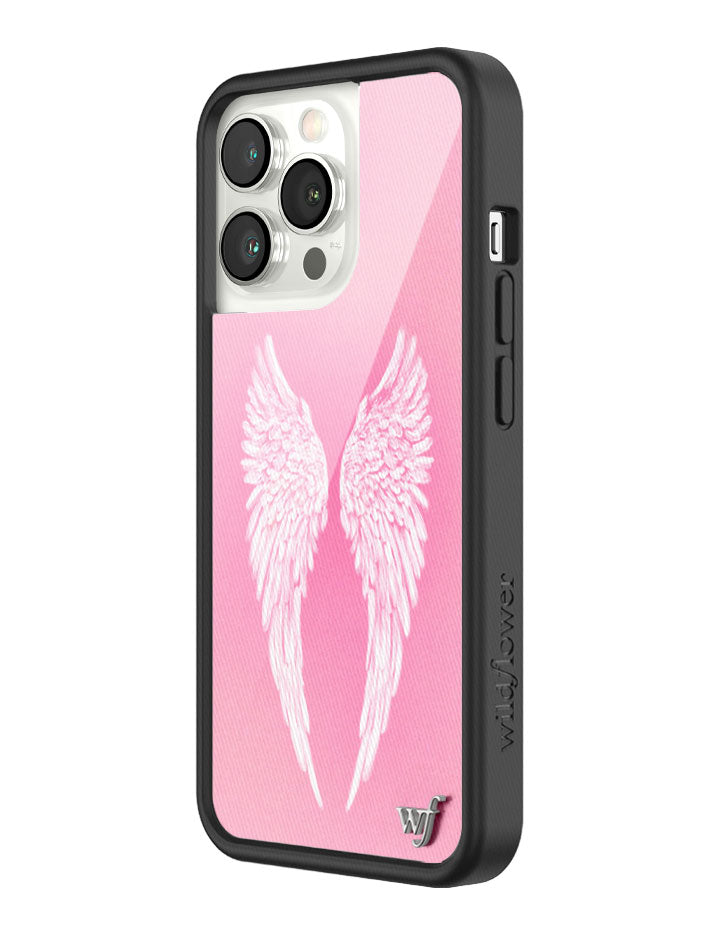Angel Baby Pink iPhone Case by Wildflower