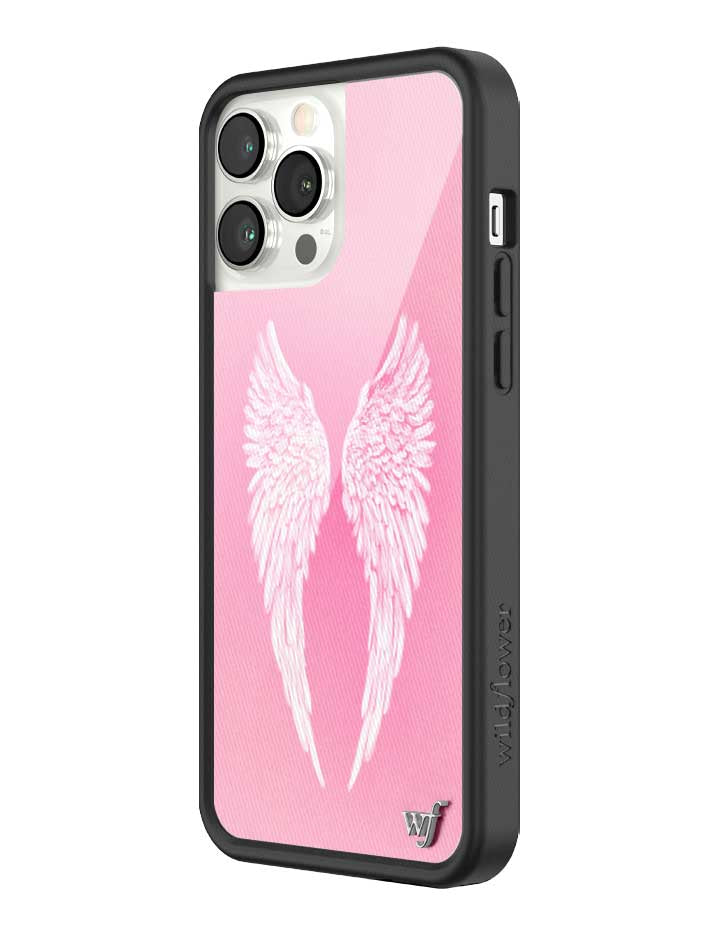 Angel Baby Pink iPhone Case by Wildflower
