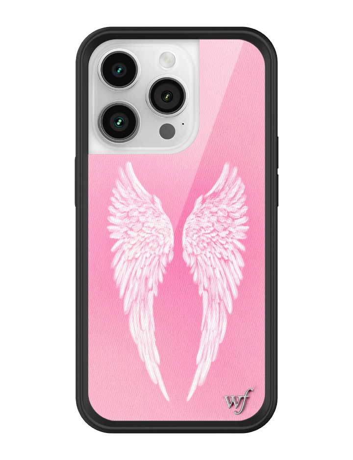 Angel Baby Pink iPhone Case by Wildflower