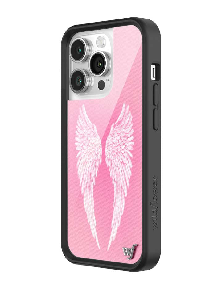 Angel Baby Pink iPhone Case by Wildflower