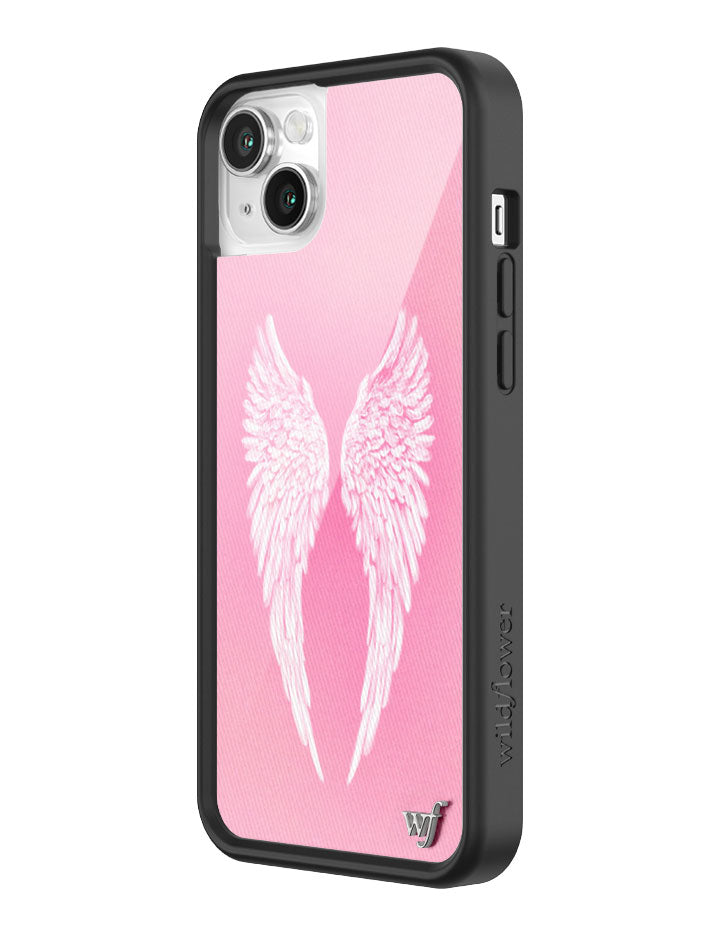 Angel Baby Pink iPhone Case by Wildflower