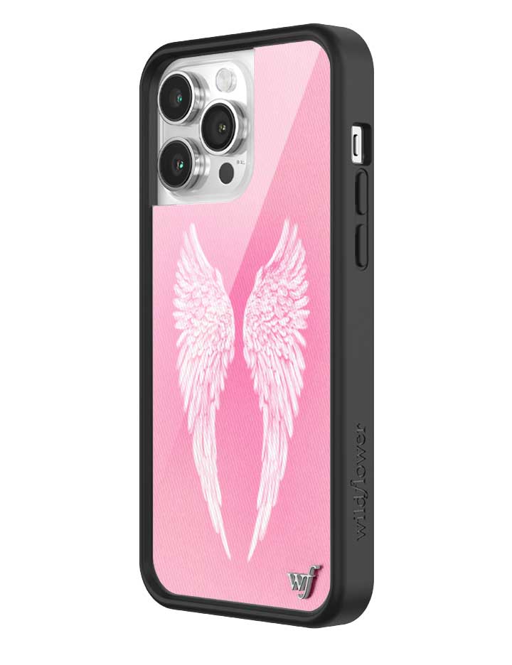 Angel Baby Pink iPhone Case by Wildflower