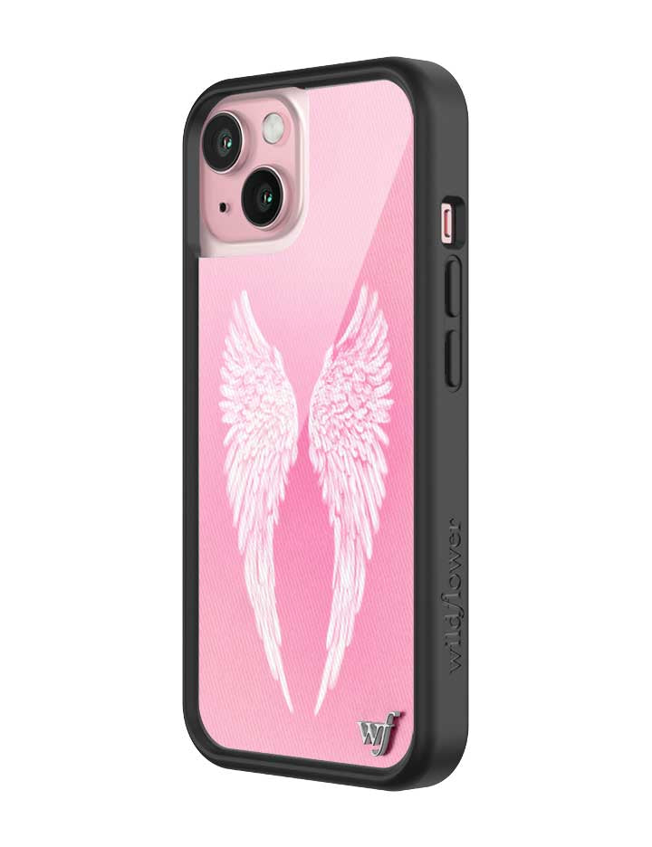 Angel Baby Pink iPhone Case by Wildflower