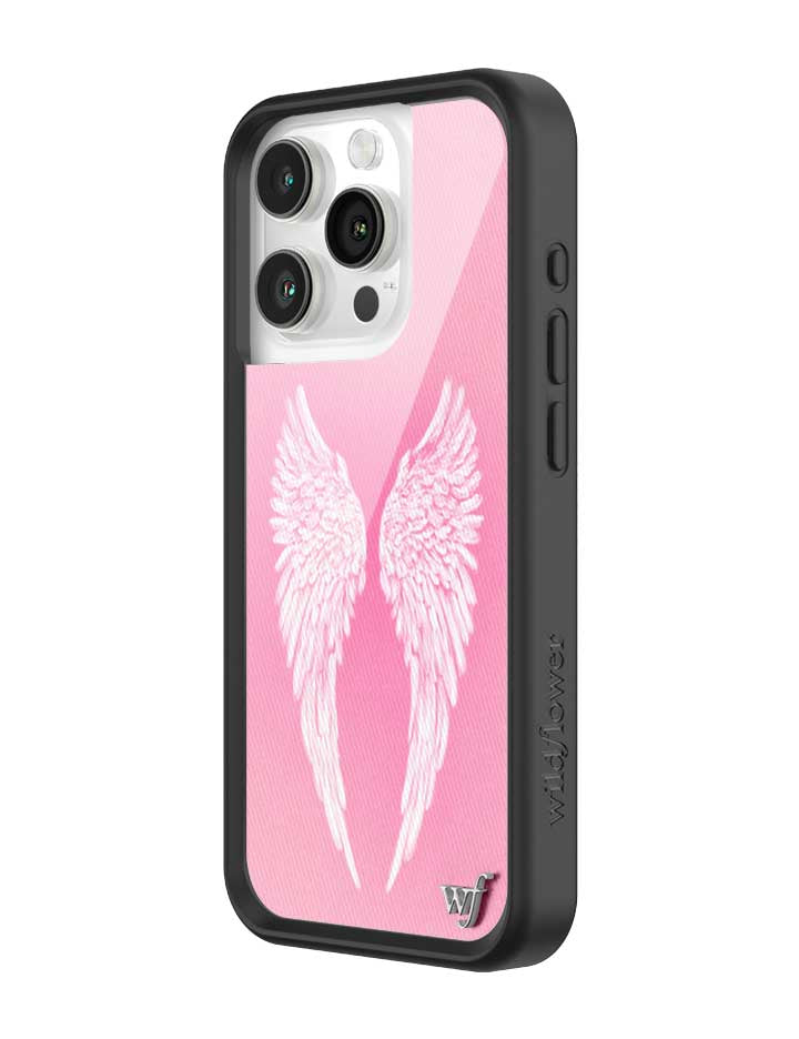 Angel Baby Pink iPhone Case by Wildflower