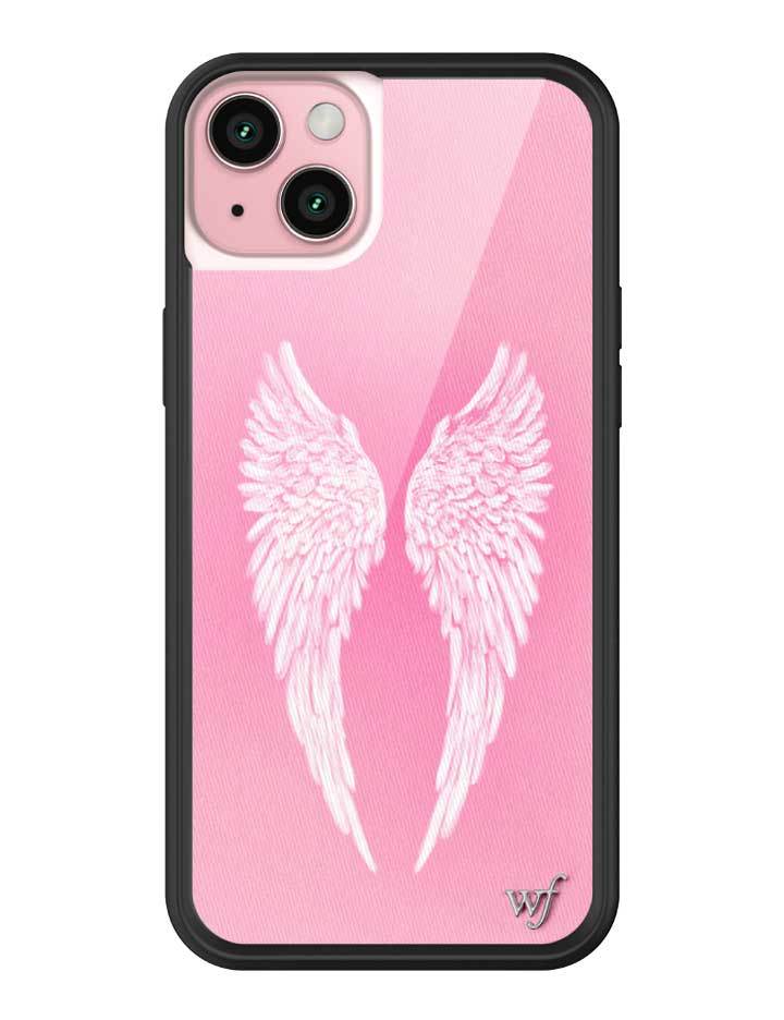 Angel Baby Pink iPhone Case by Wildflower