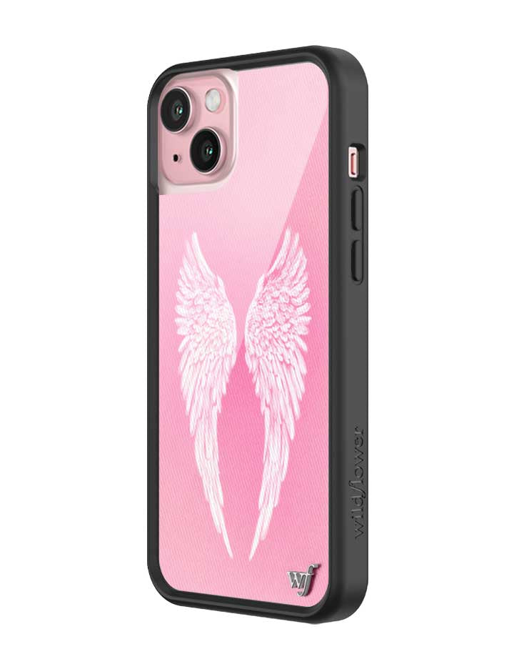 Angel Baby Pink iPhone Case by Wildflower