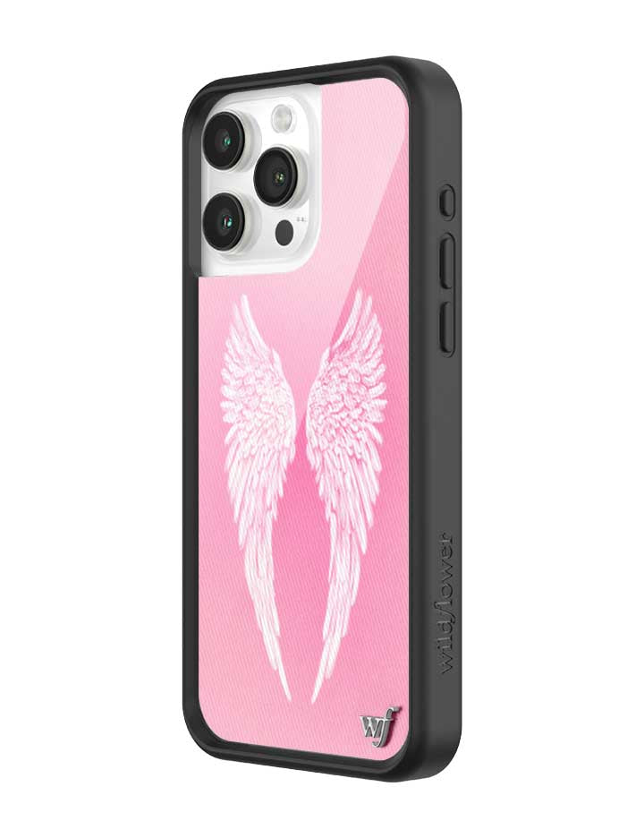 Angel Baby Pink iPhone Case by Wildflower