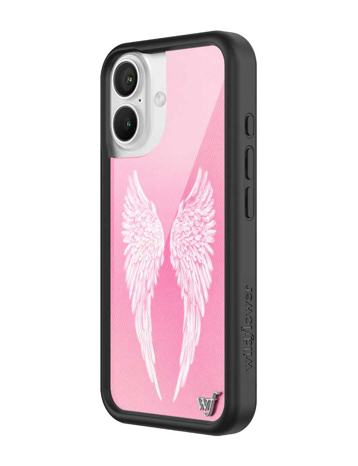 Angel Baby Pink iPhone Case by Wildflower