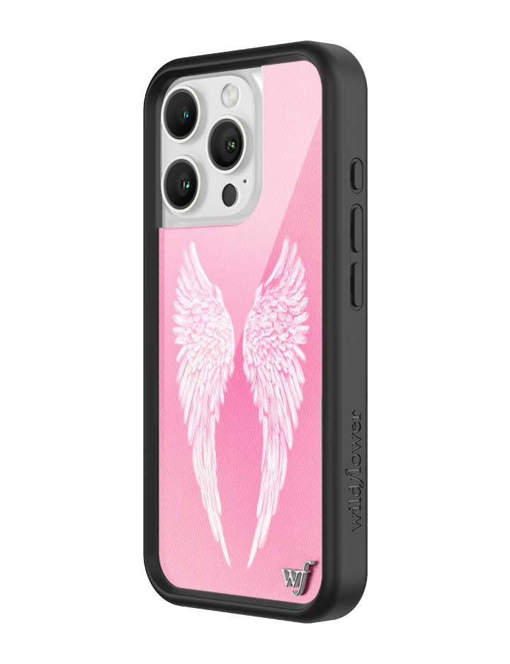 Angel Baby Pink iPhone Case by Wildflower