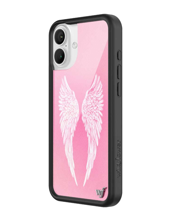 Angel Baby Pink iPhone Case by Wildflower