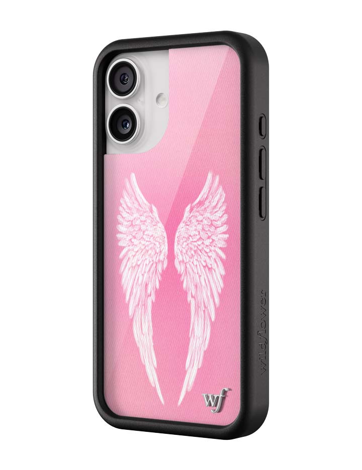 Angel Baby Pink iPhone Case by Wildflower