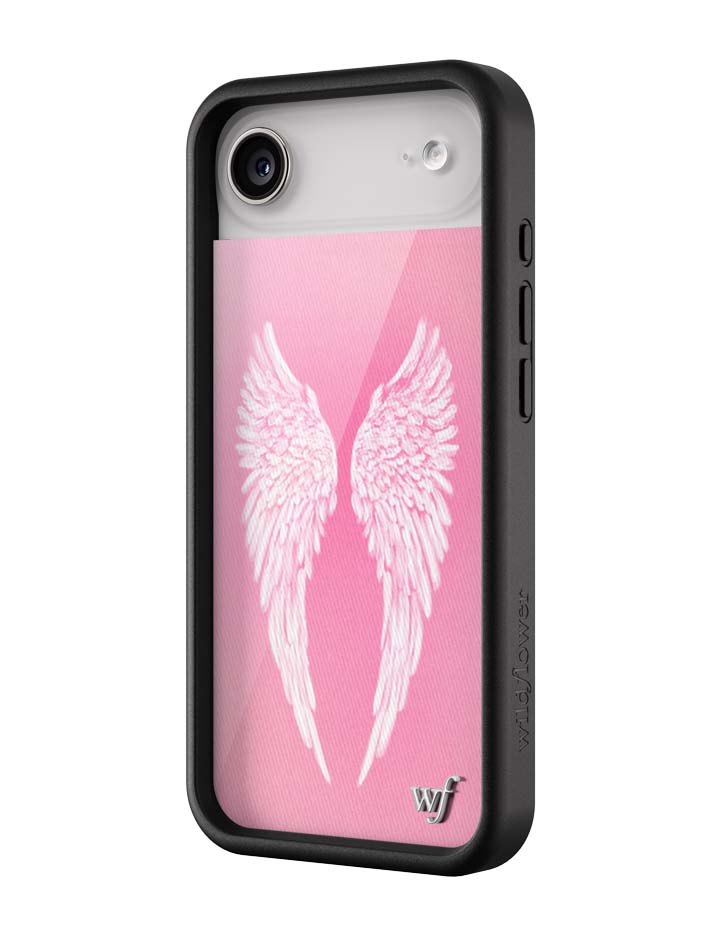 Angel Baby Pink iPhone Case by Wildflower
