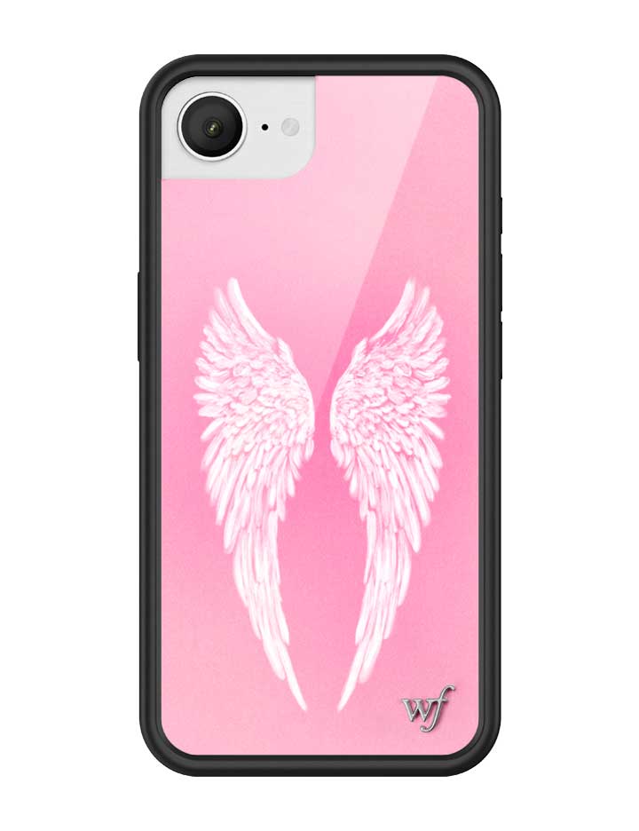 Angel Baby Pink iPhone Case by Wildflower