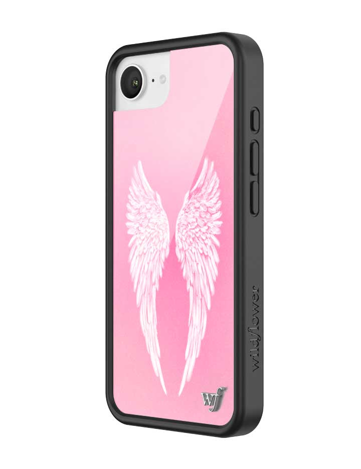 Angel Baby Pink iPhone Case by Wildflower