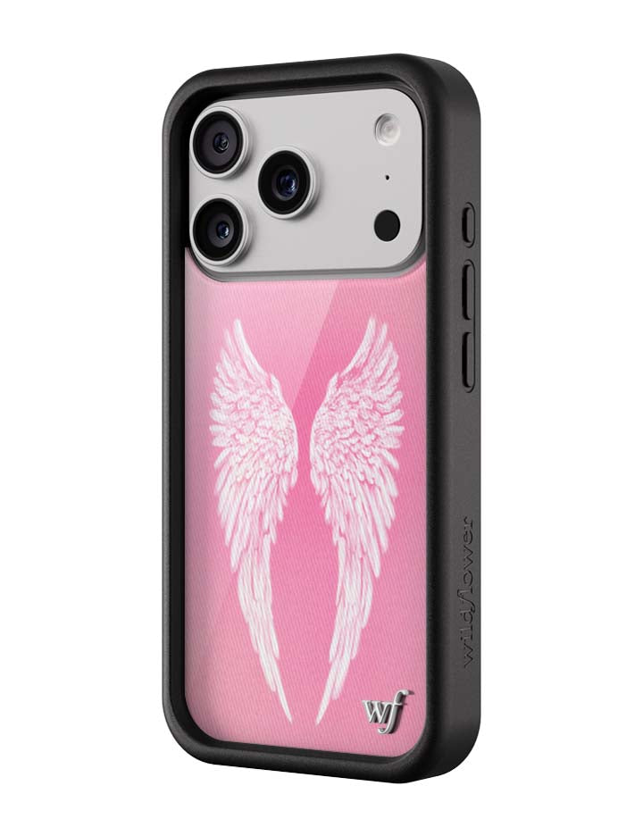 Angel Baby Pink iPhone Case by Wildflower