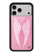 Angel Baby Pink iPhone Case by Wildflower