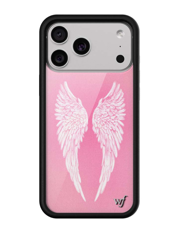 Angel Baby Pink iPhone Case by Wildflower
