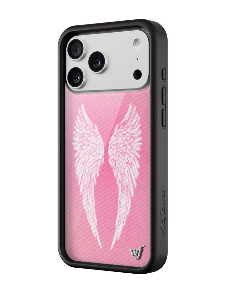 Angel Baby Pink iPhone Case by Wildflower