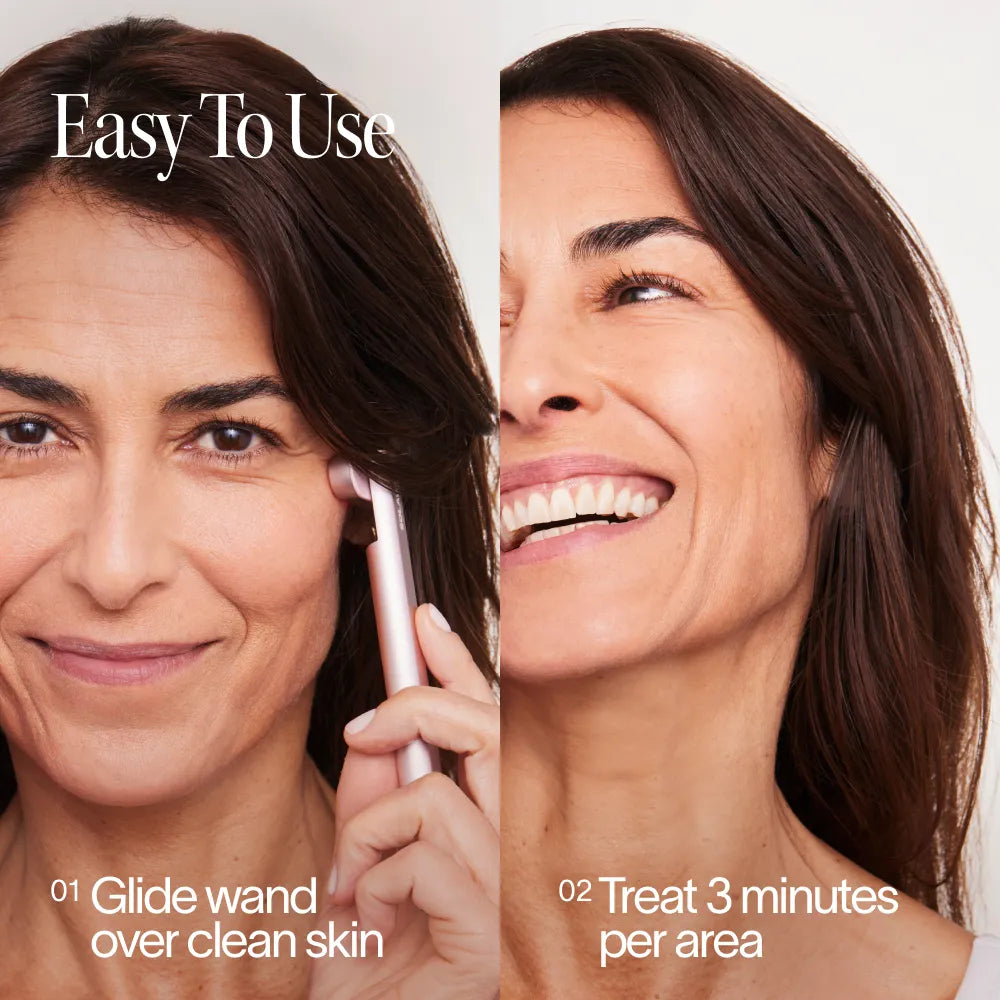 The Wand, 4-in-1 Red Light Therapy Device & Activating Serum Kit