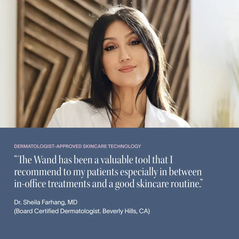 The Wand, 4-in-1 Red Light Therapy Device & Activating Serum Kit