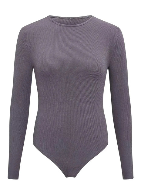 Women Long Sleeve O neck Tight Skinny Bodysuit