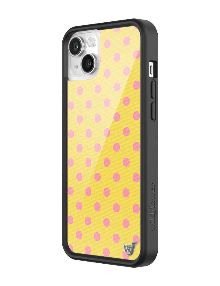 Polka Dot | Yellow and Pink iPhone Case iPhone Case Wildflower Cases