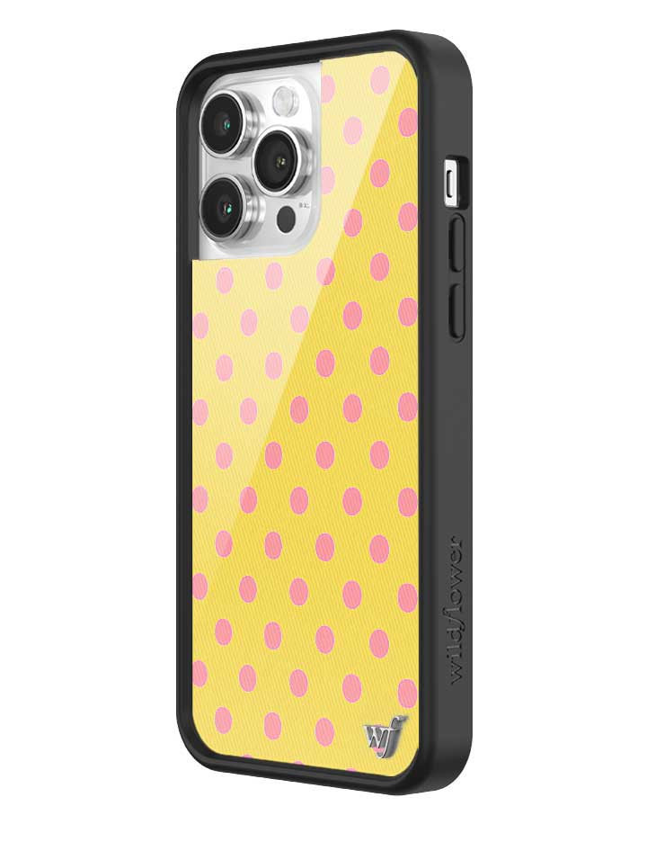 Polka Dot | Yellow and Pink iPhone Case iPhone Case Wildflower Cases