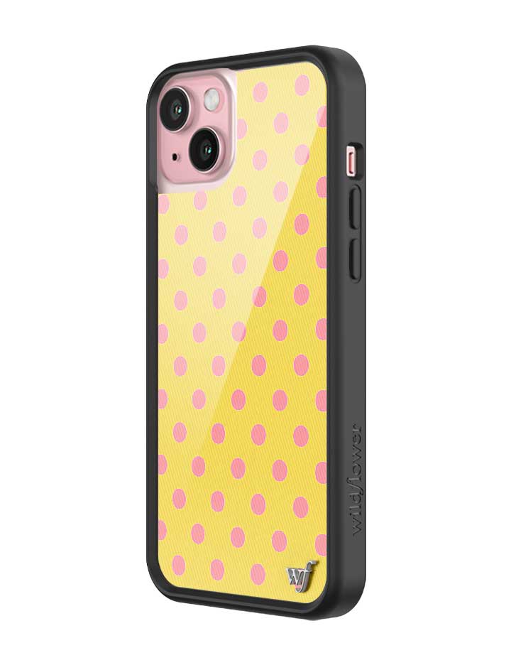 Polka Dot | Yellow and Pink iPhone Case iPhone Case Wildflower Cases