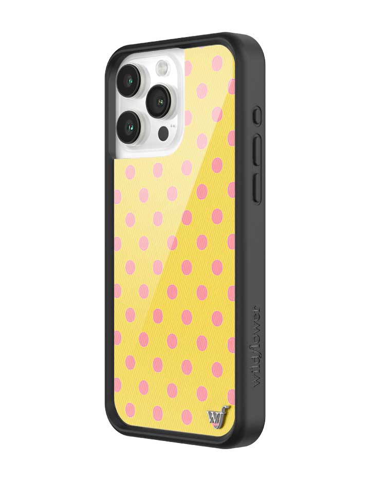 Polka Dot | Yellow and Pink iPhone Case iPhone Case Wildflower Cases