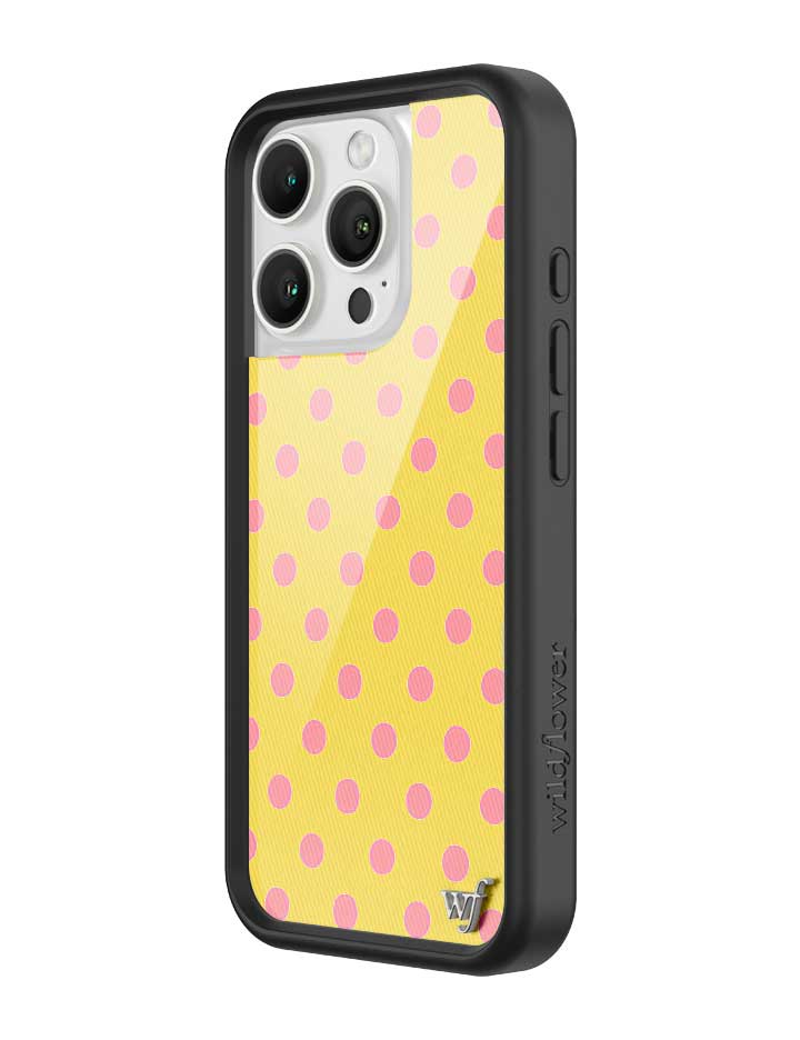 Polka Dot | Yellow and Pink iPhone Case iPhone Case Wildflower Cases