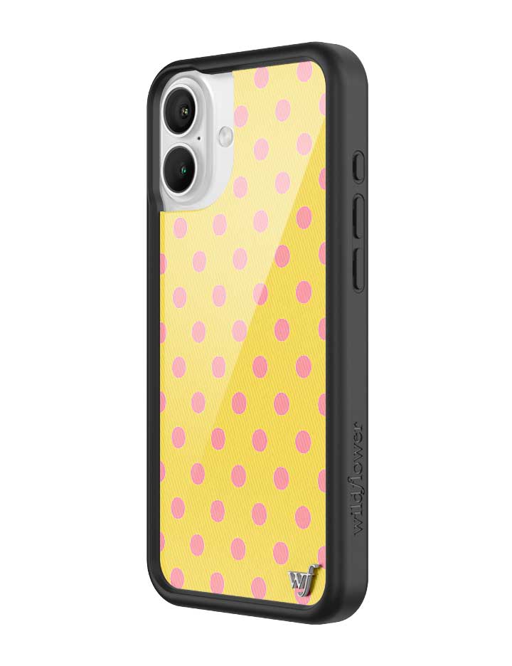 Polka Dot | Yellow and Pink iPhone Case iPhone Case Wildflower Cases