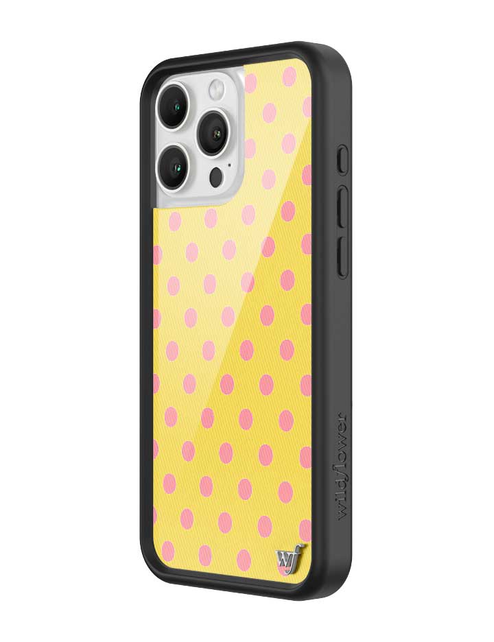 Polka Dot | Yellow and Pink iPhone Case iPhone Case Wildflower Cases