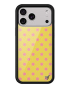 Polka Dot | Yellow and Pink iPhone Case