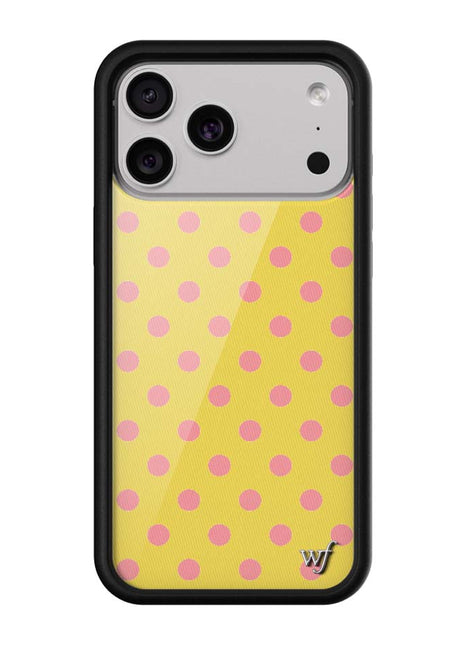 Polka Dot | Yellow and Pink iPhone Case