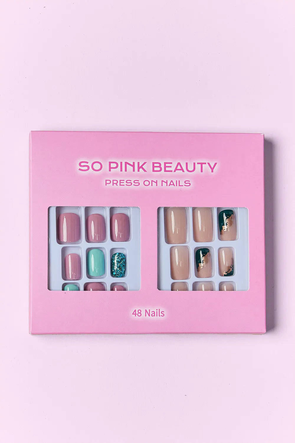 SO PINK BEAUTY Press On Nails 2 Packs Trendsi