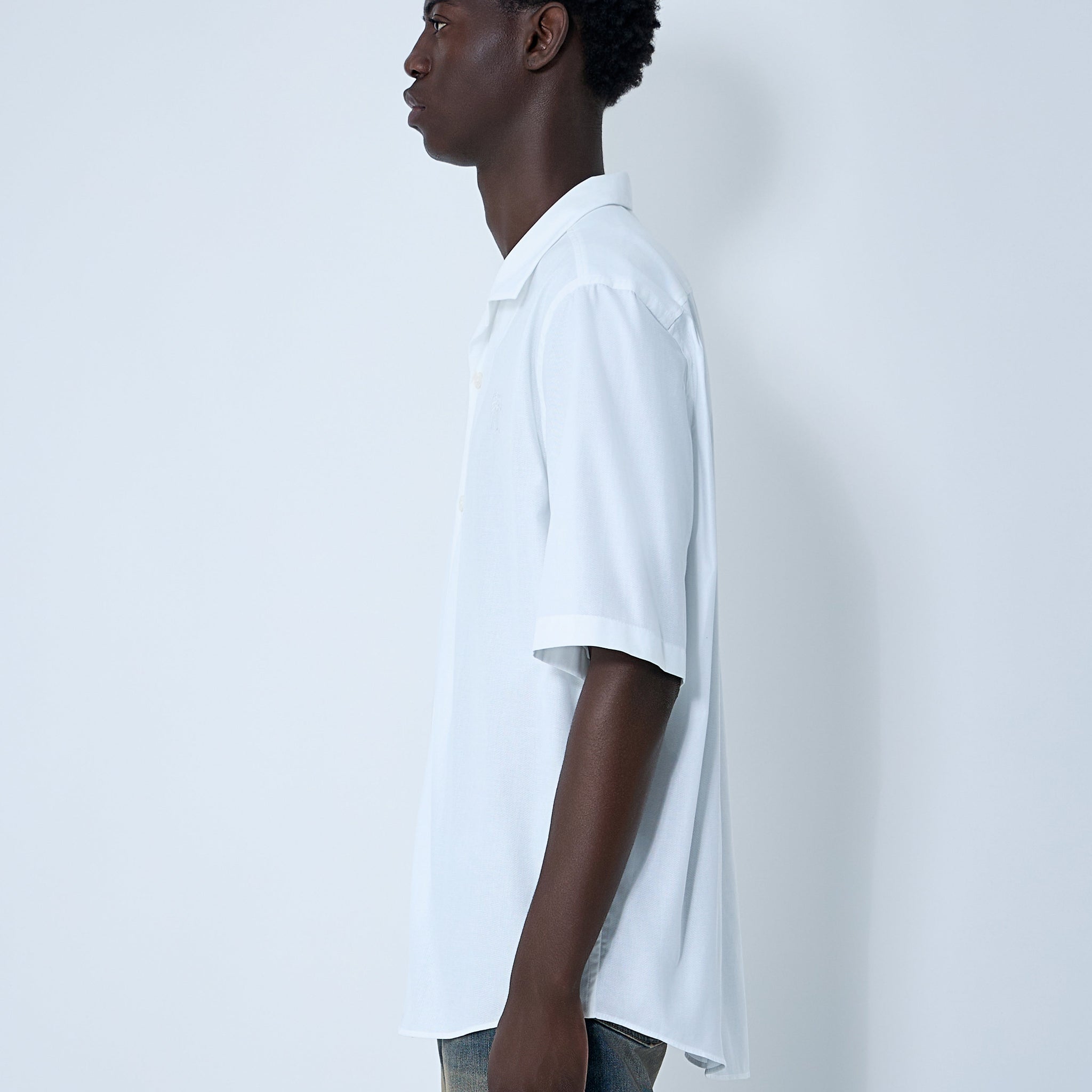 Acne Studios Men Logo Embroidery Shirt