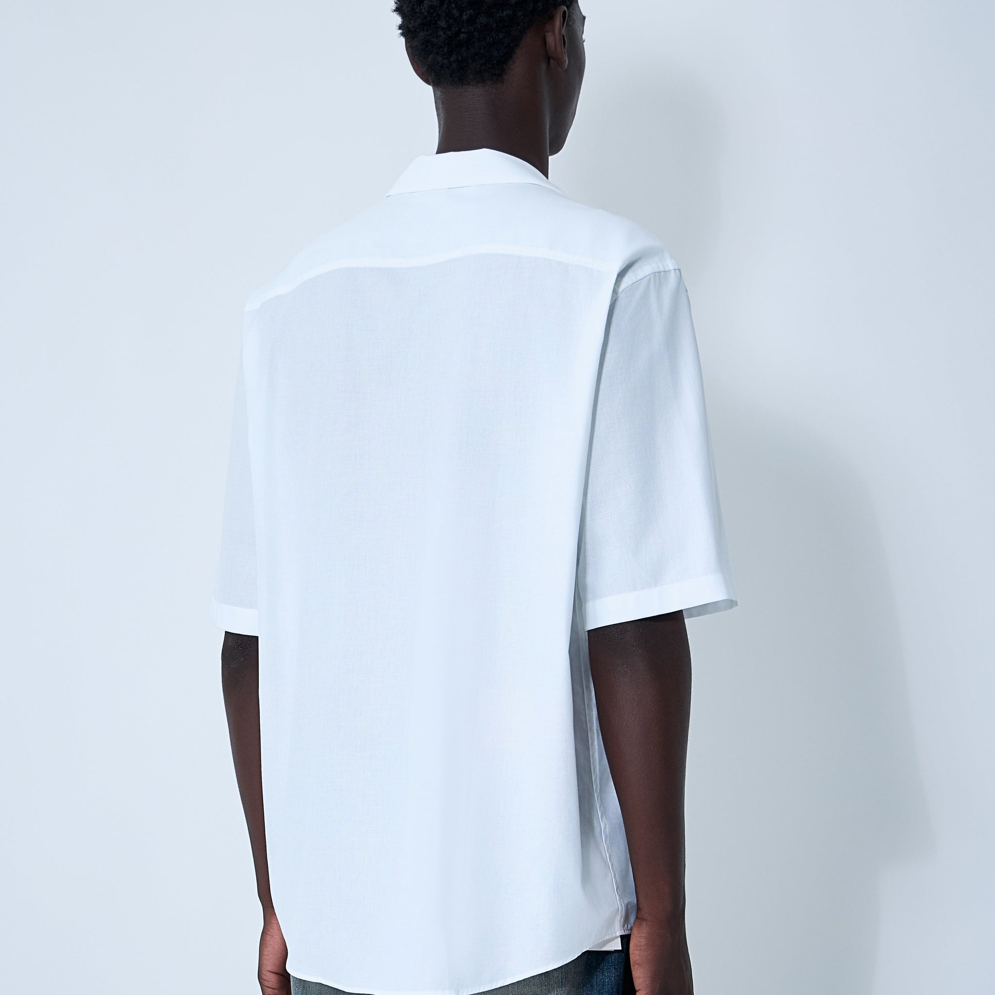Acne Studios Men Logo Embroidery Shirt