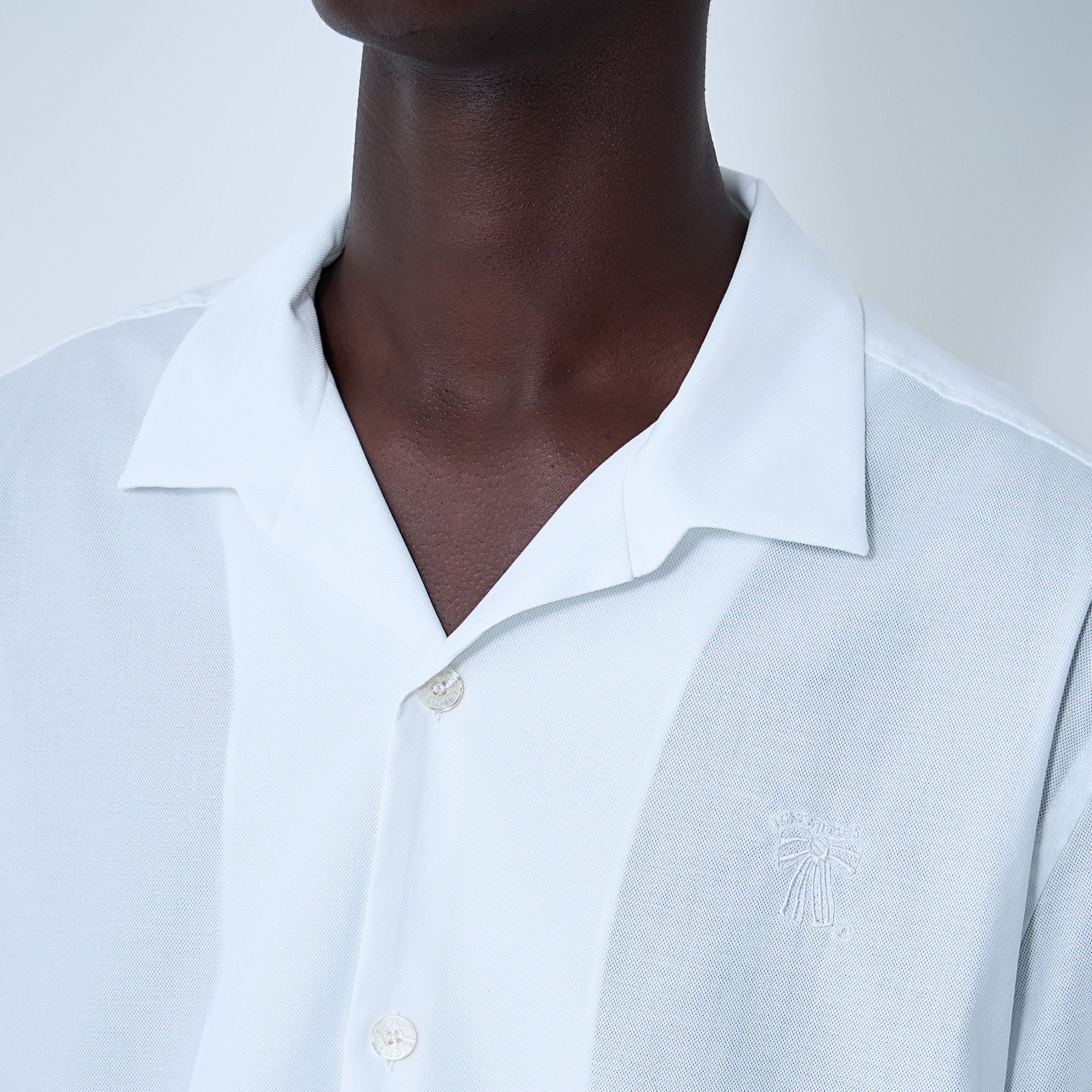 Acne Studios Men Logo Embroidery Shirt