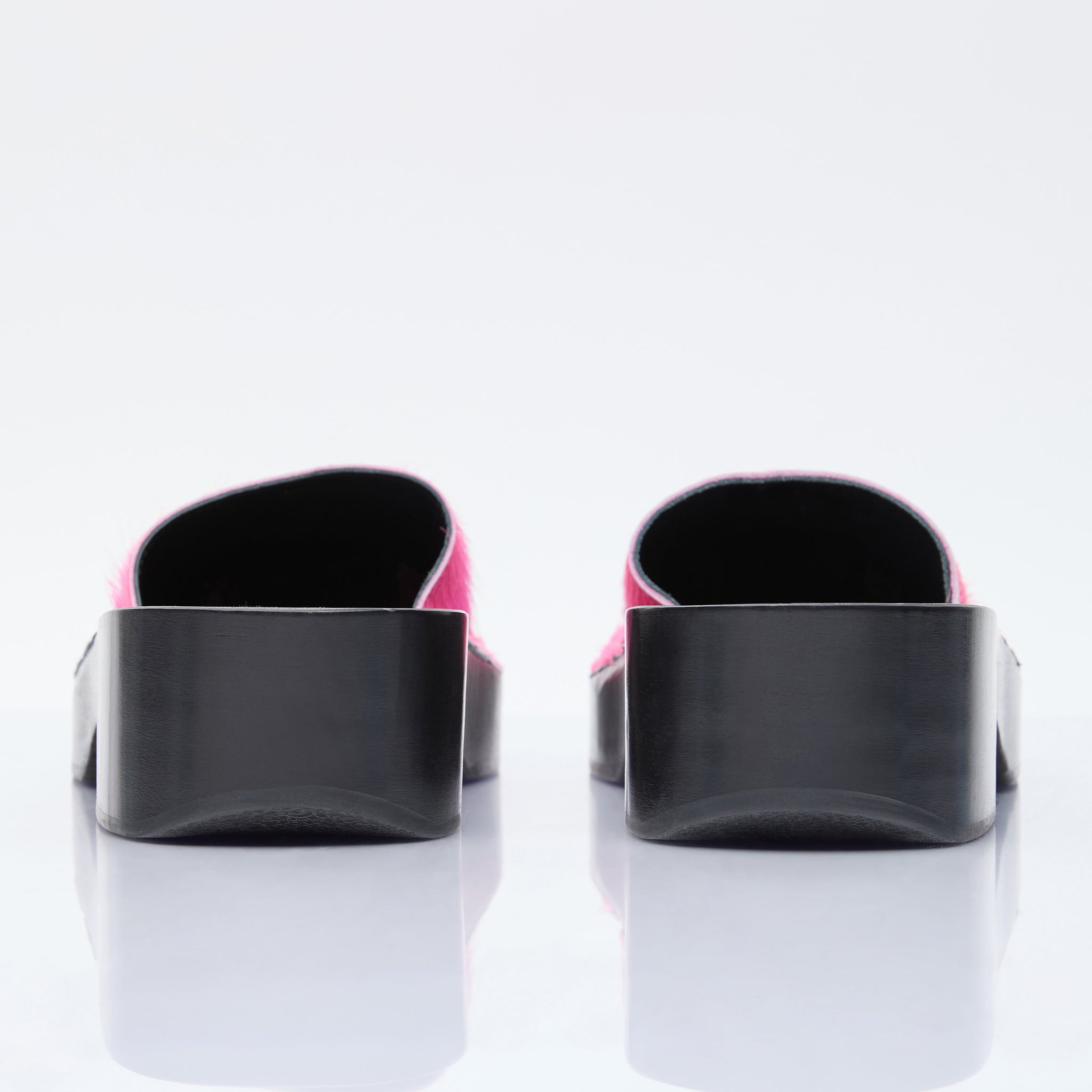 Acne Studios Women Hairy Wood Clogs