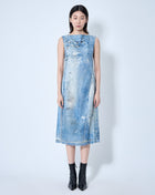 Acne Studios Women Printed Sequin Midi Dress