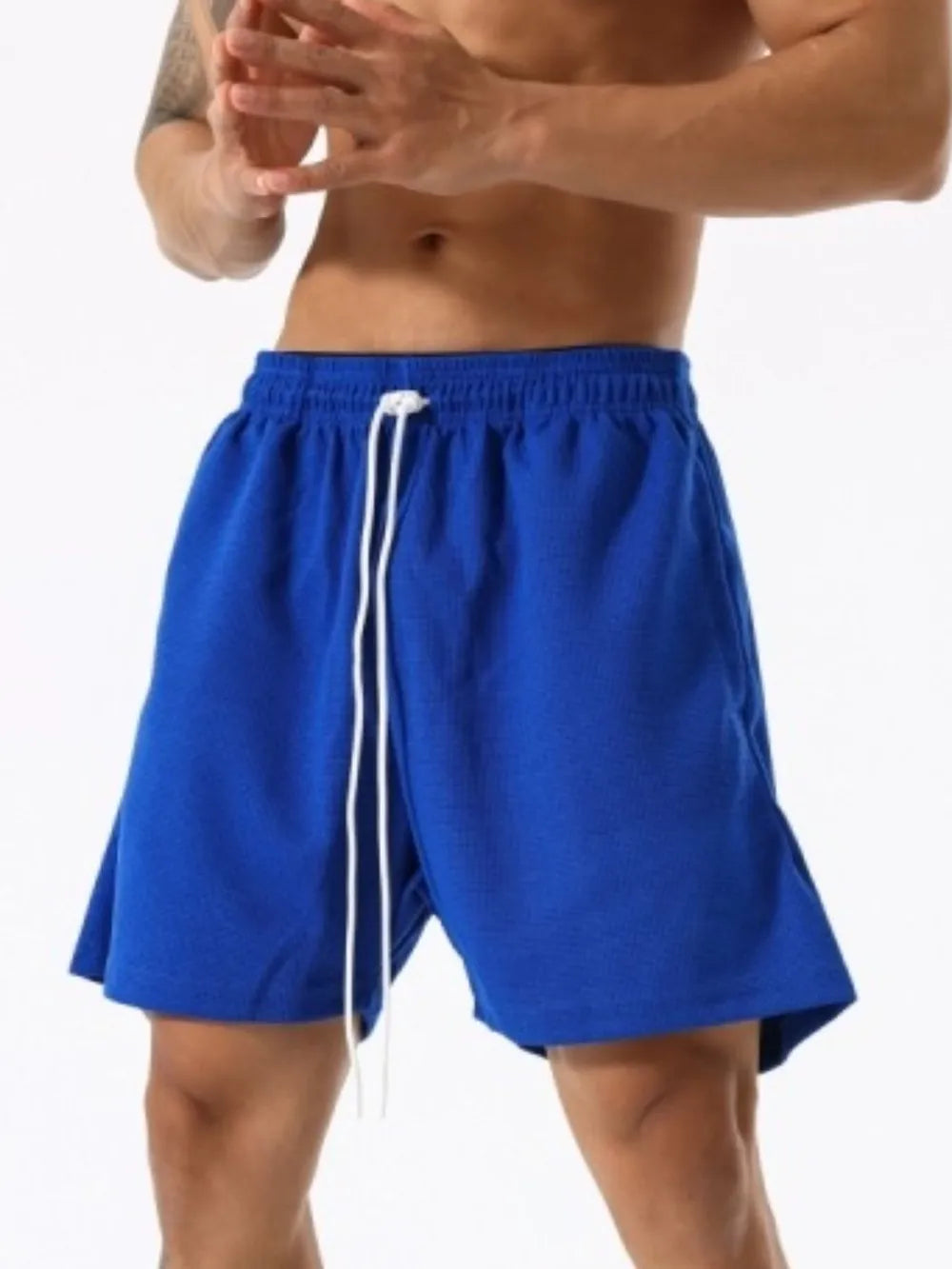 Mens Drawstring Active Shorts Trendsi