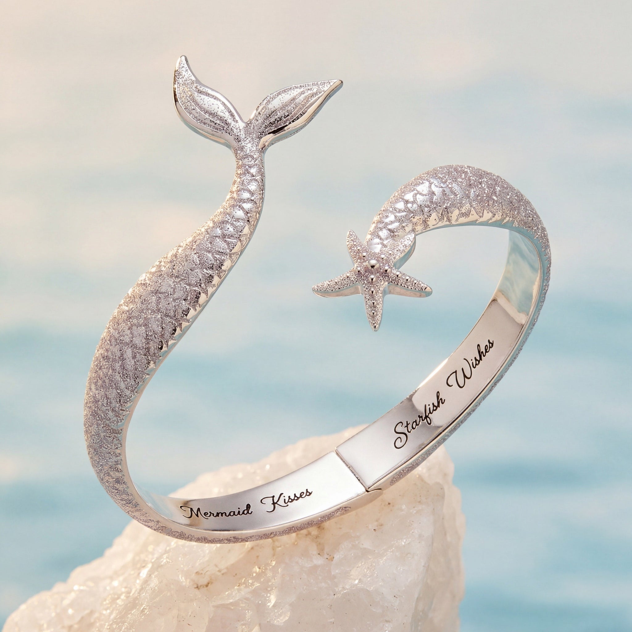 Salt + Sea 'Mermaid Kisses, Starfish Wishes' Cuff