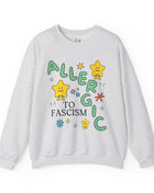 Allergic to Fascism Ash Sweatshirt Opal and June
