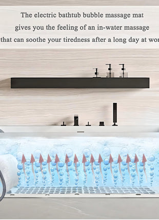 AquaEase Bubbling Bathtub Spa Mat