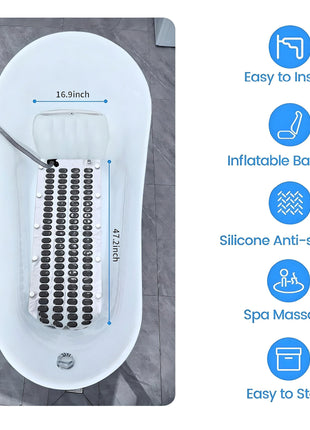 AquaEase Bubbling Bathtub Spa Mat