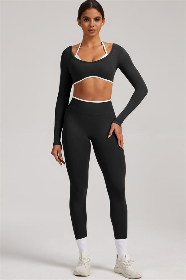 The Elevate New Long Sleeve Crop top